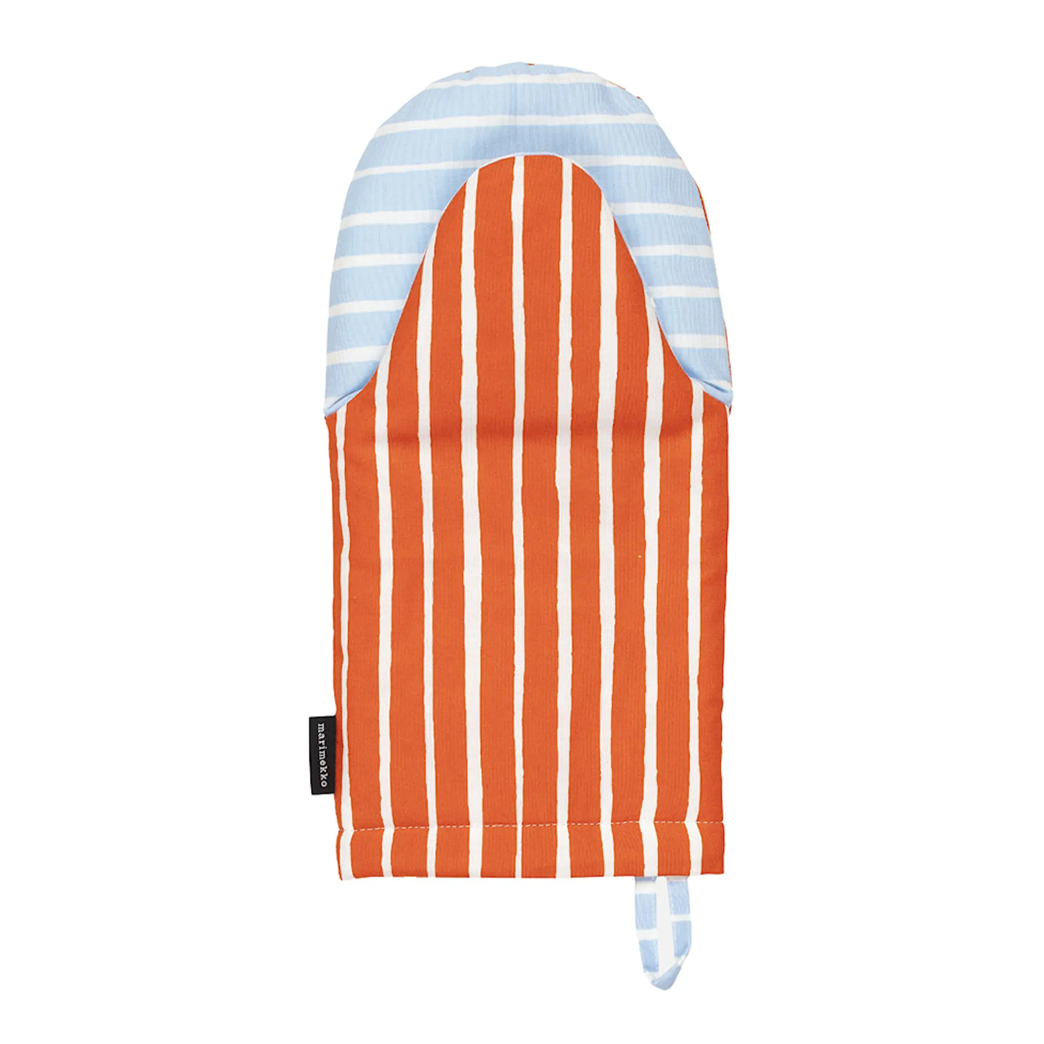 Marimekko Piccolo ugnsvante vit/tomatröd/blå