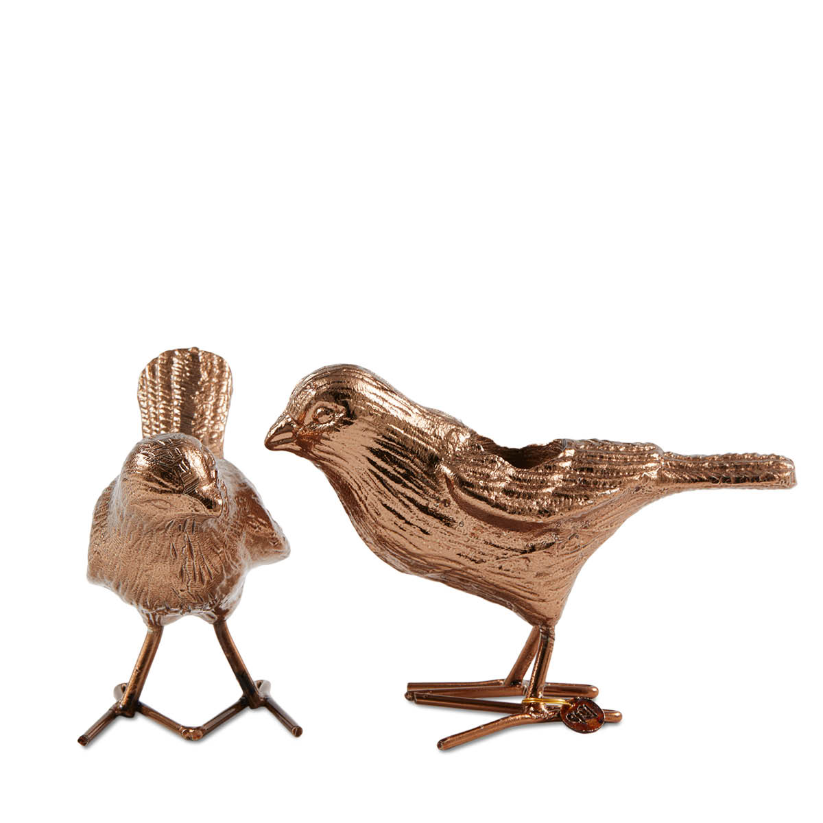Pols Potten Flock Of Birds ljusstake 12,5 cm 2-pack roséguld