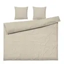 Daisy påslakanset 220x220 cm sand/vit