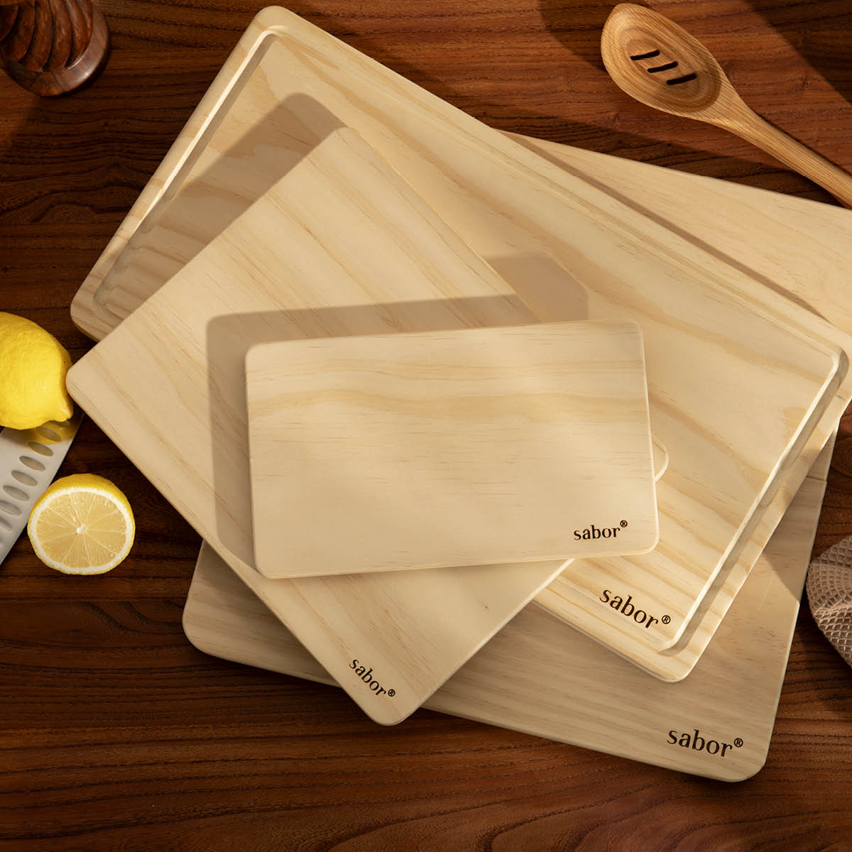 Sabor Trevig Leikkuulauta 45x24,5 cm Accoya