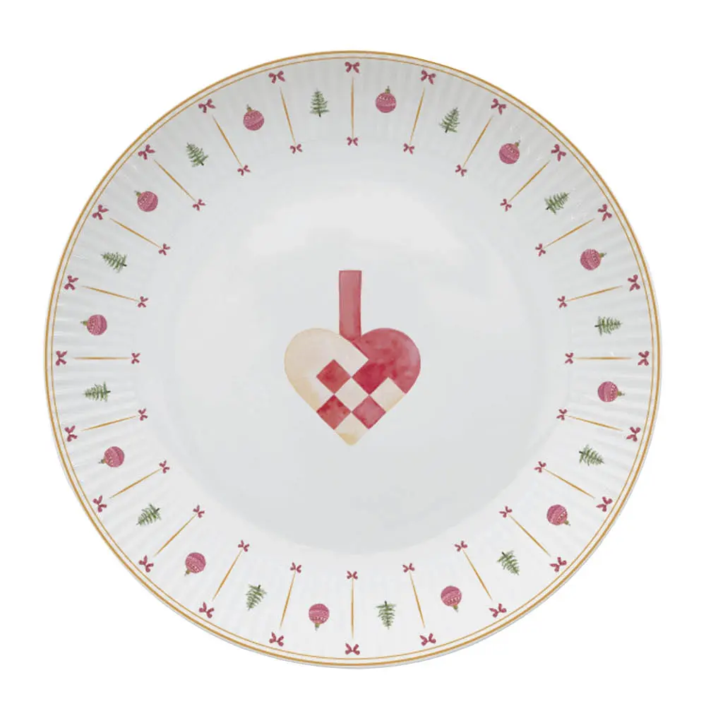 Occasions Cozy Christmas dessertallerken 21 cm hvit