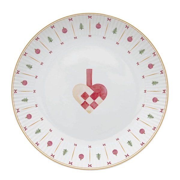 Occasions Cozy Christmas dessertallrik 21 cm vit