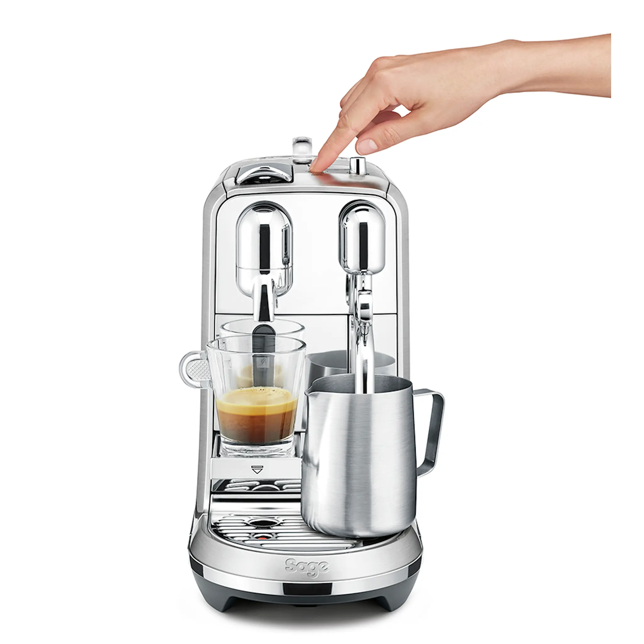 Sage Sage The Creatista Plus Kaffemaskin Borstad Rostfritt Stål