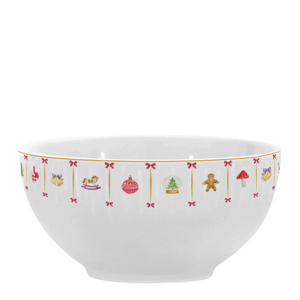 Aida - Occasions Cozy Christmas kulho 14 cm valkoinen