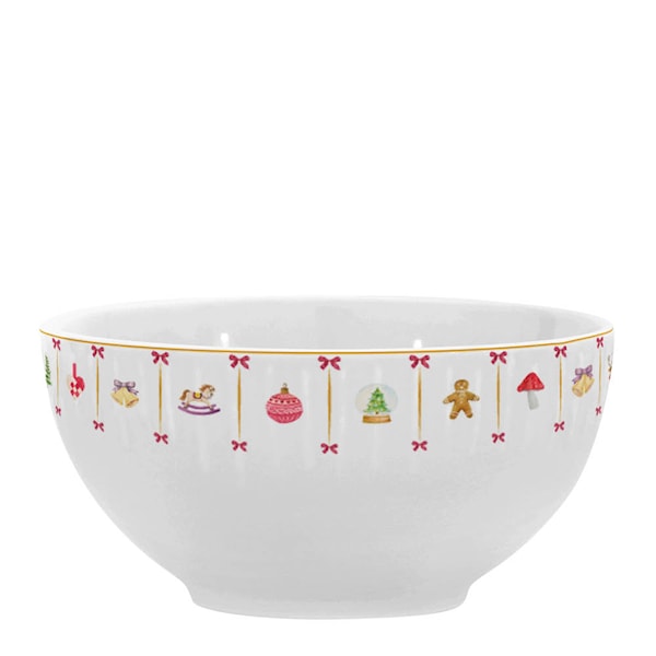 Occasions Cozy Christmas skål 14 cm vit