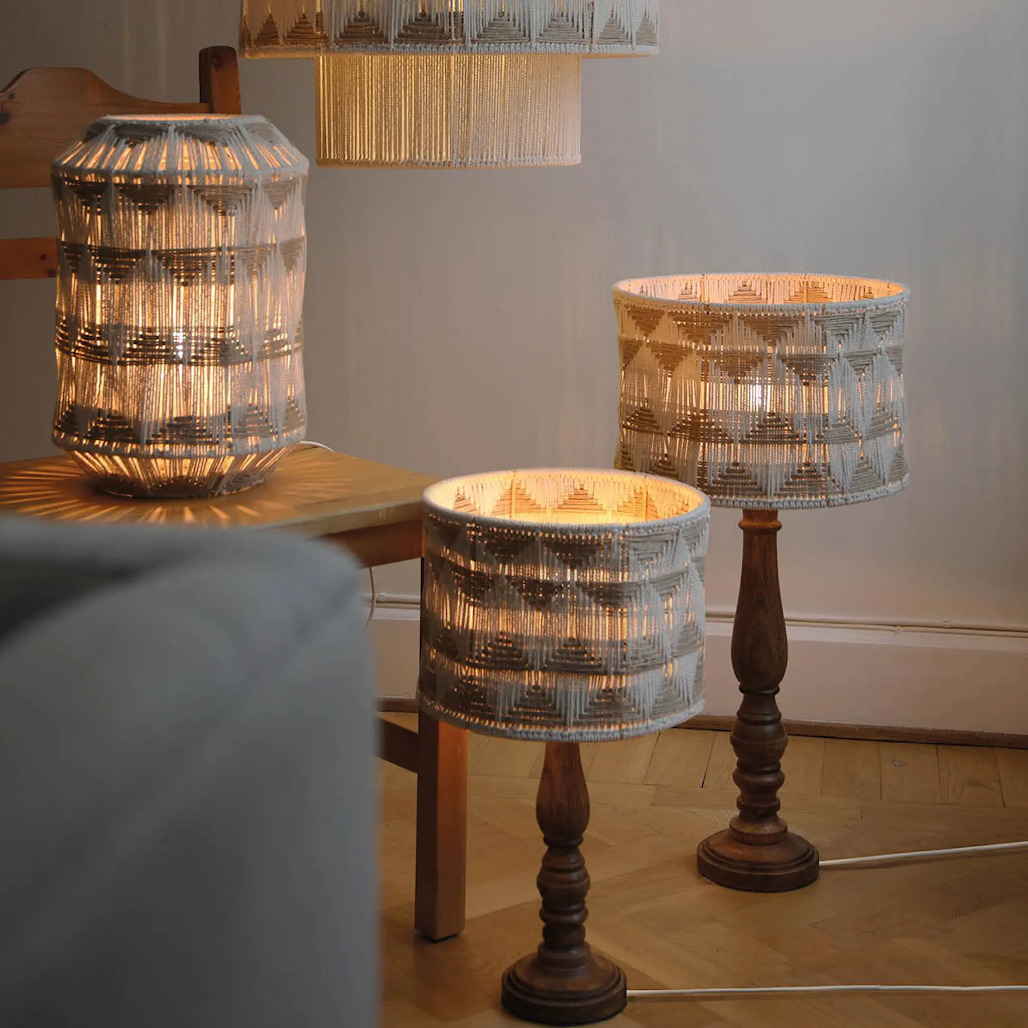 Markslöjd Ano bordslampa 62,5 cm beige/brun