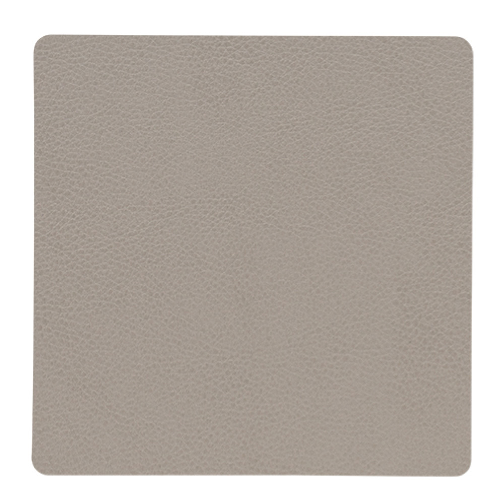 LIND DNA - Square Leather Serene Lasinalunen 10x10 cm Ash