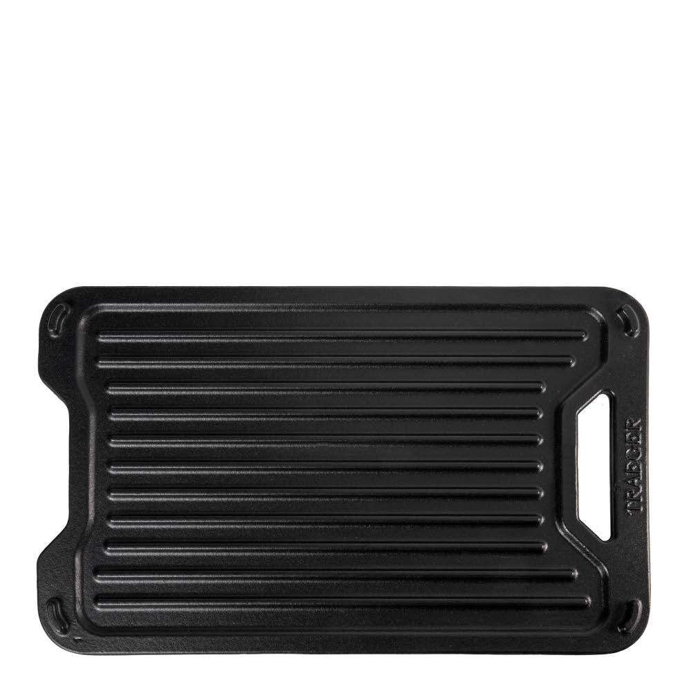 Traeger - Paistolevy käännettävä 27,9x46,2 cm valurauta