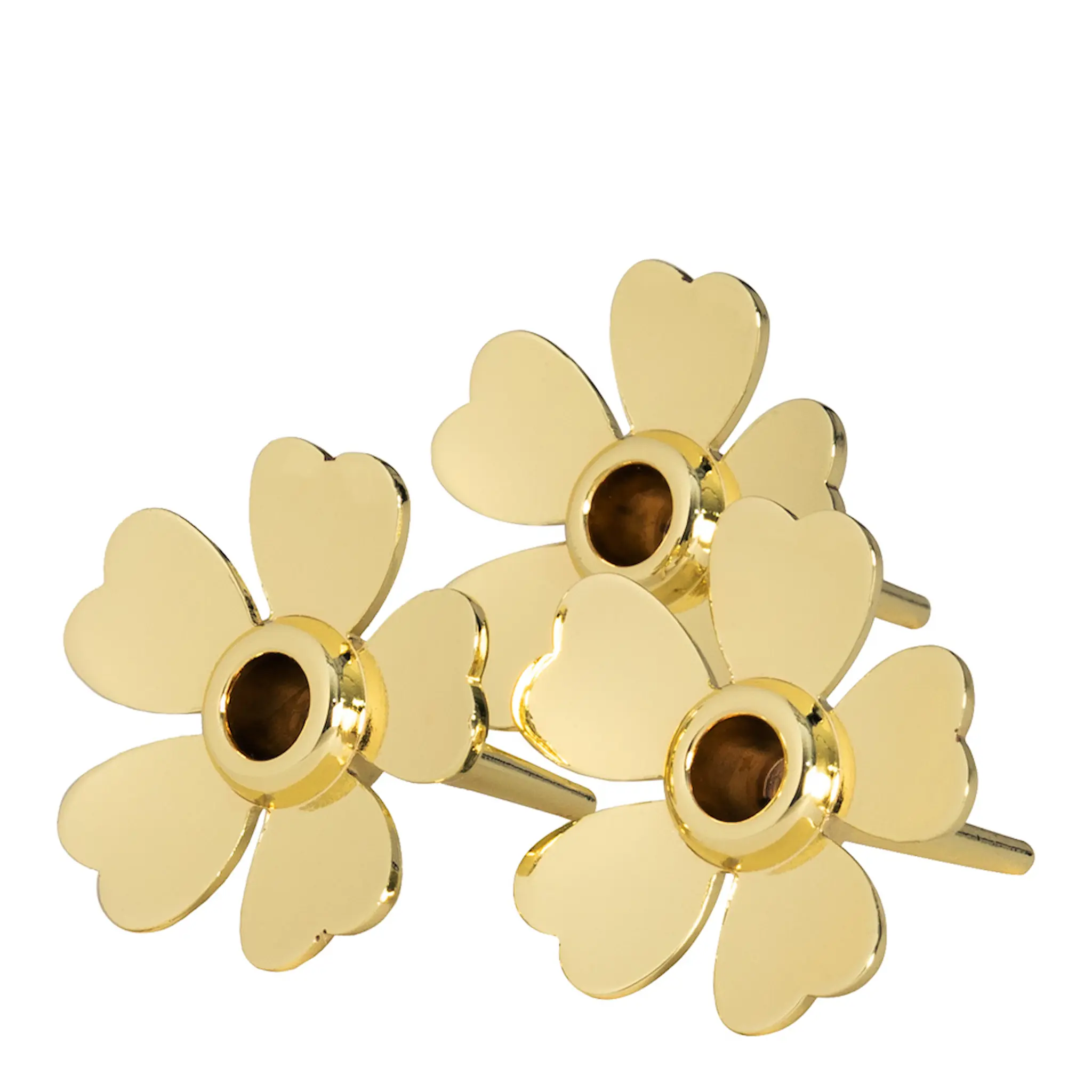 Design House Stockholm Me To You Tårtljushållare 3-pack Guld