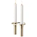 Curve Double Ljusstake Modul 9,9 cm Förgyllt