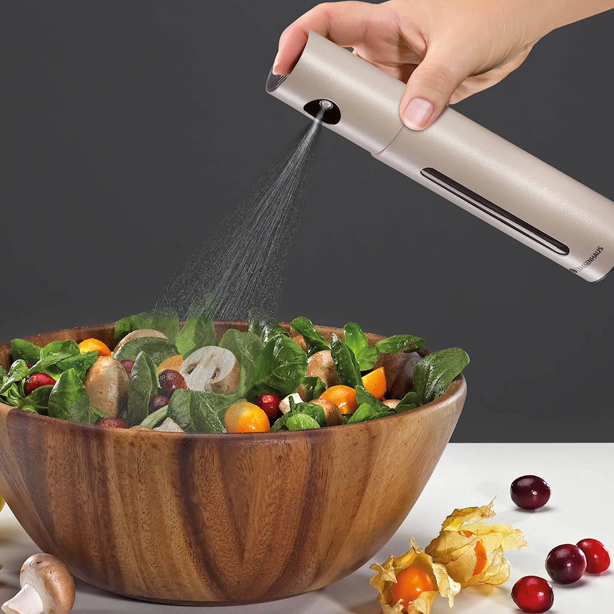 Zassenhaus Oleon sprayflaske for olje 100 ml grå