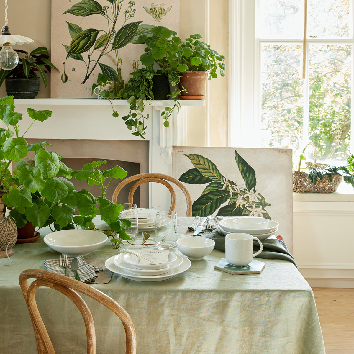 Denby Carve White Lautanen 27,5 cm Valkoinen