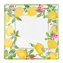 Limoncello servett 33x33 cm 20-pack gul/vit/grön