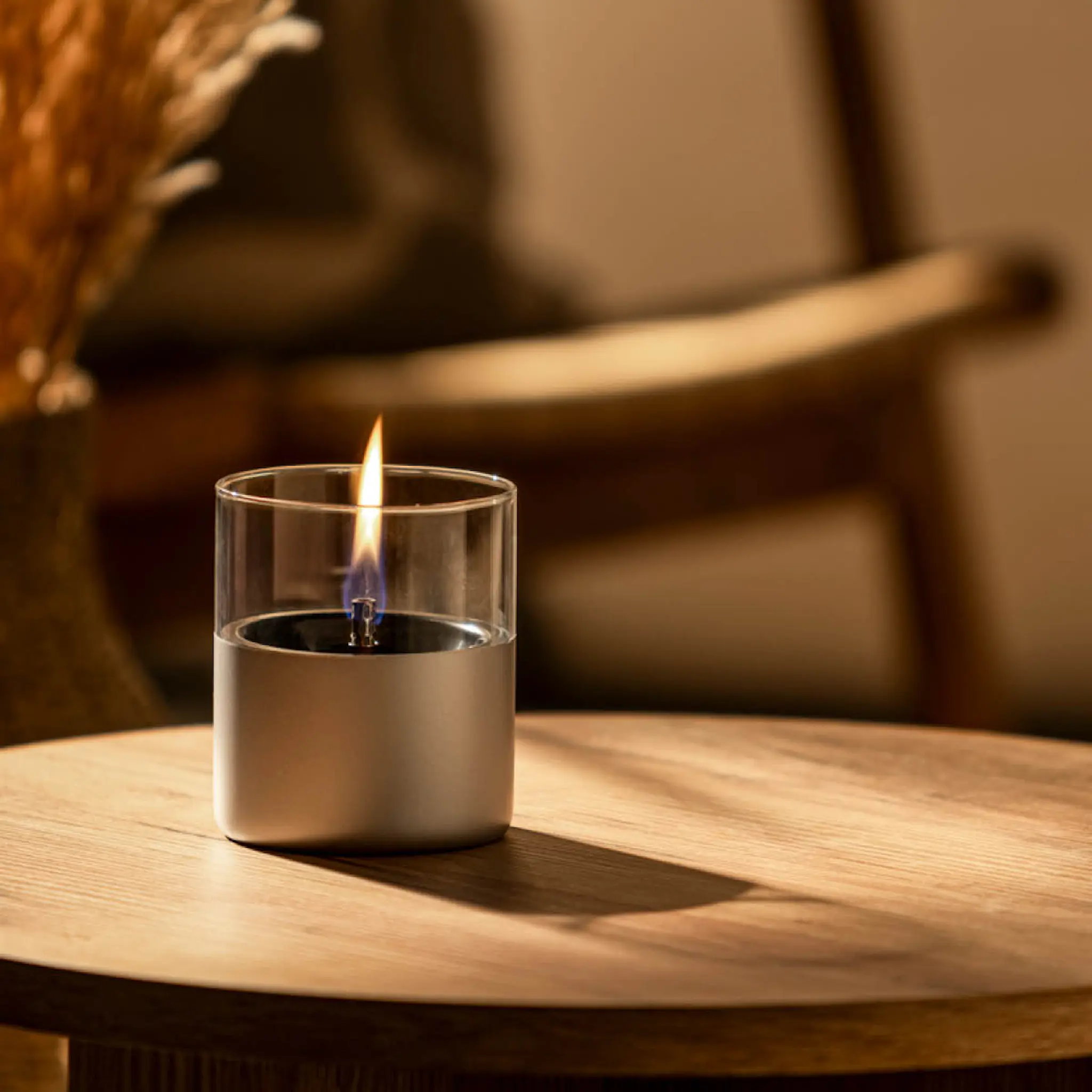 Tenderflame Lilly Sisustustuli 10 cm Vaaleanharmaa