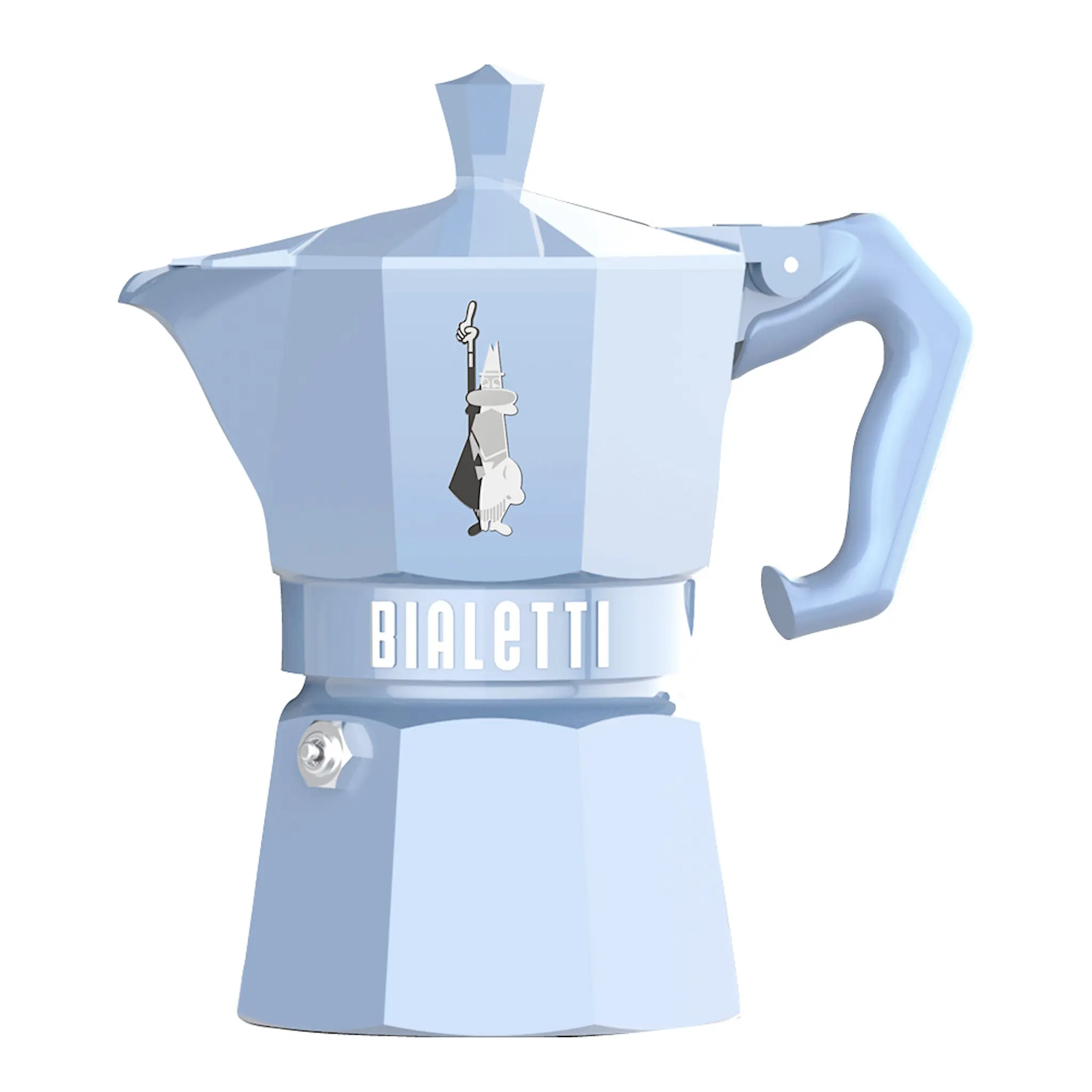 Bialetti Exclusive Moka Express 3 koppar 13 cl Ljusblå