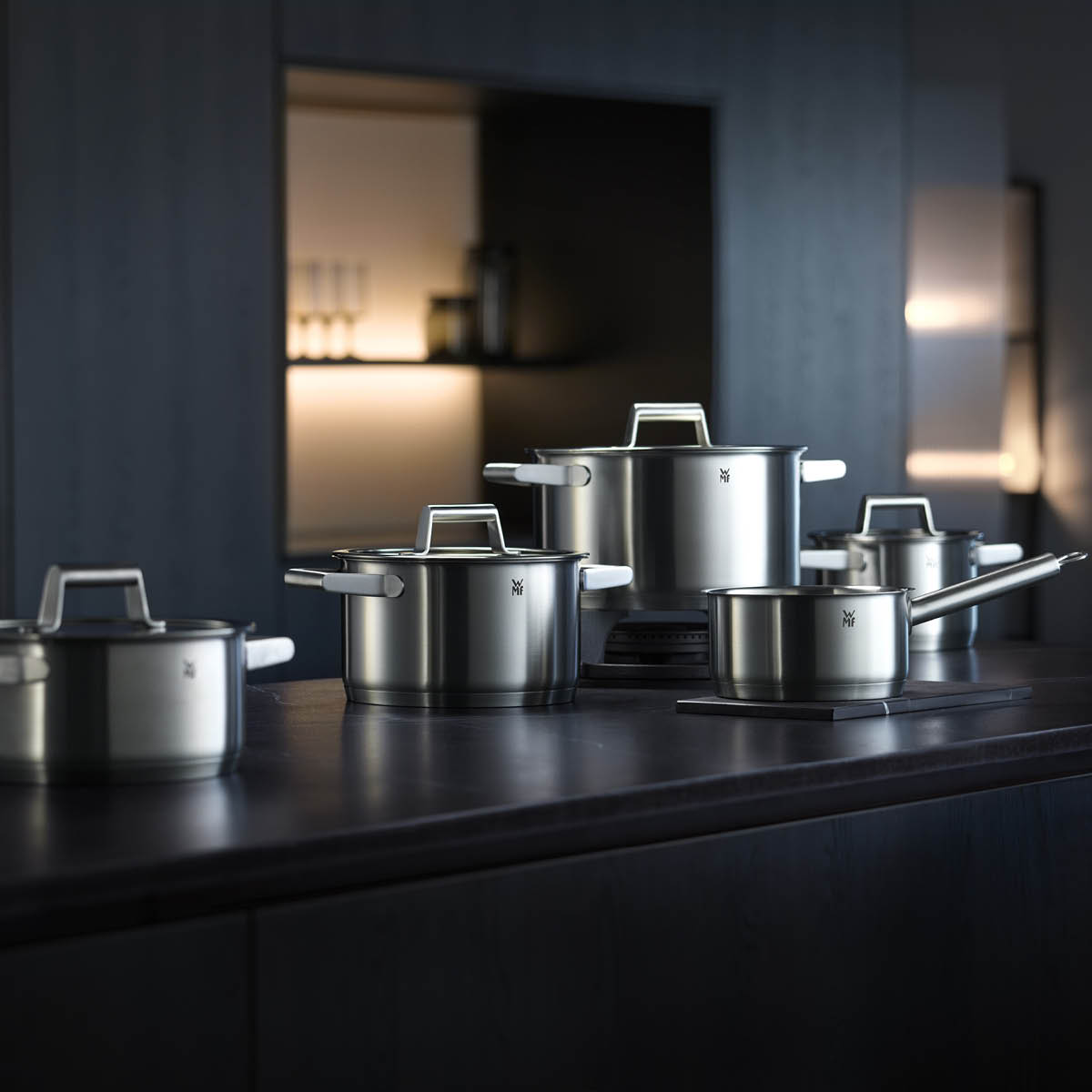 WMF Comfort Line Kastrull med lock 1,9 L Rostfri