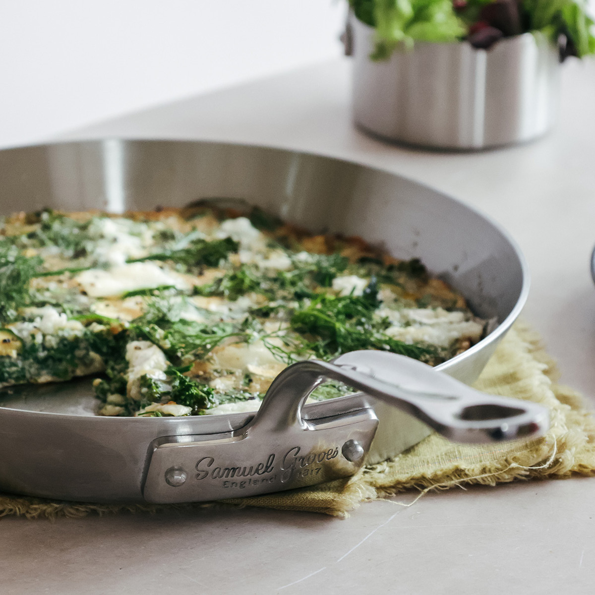 Samuel Groves Stekepanne 26 cm rustfritt stål