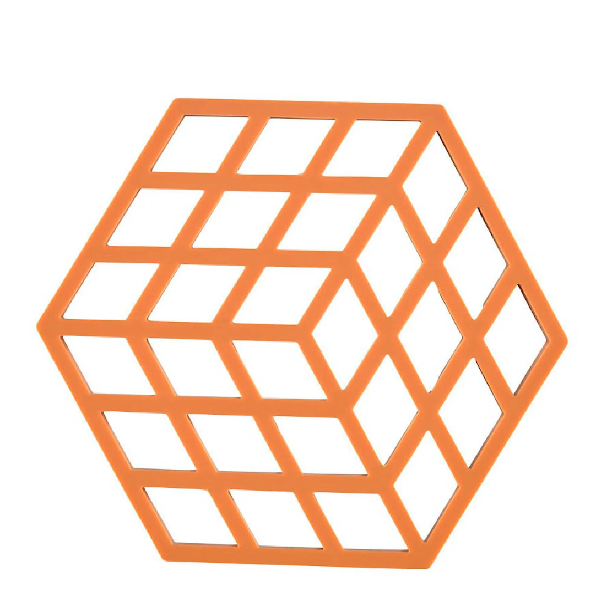 Zone Denmark Cube bordskåner 16x14 cm orange