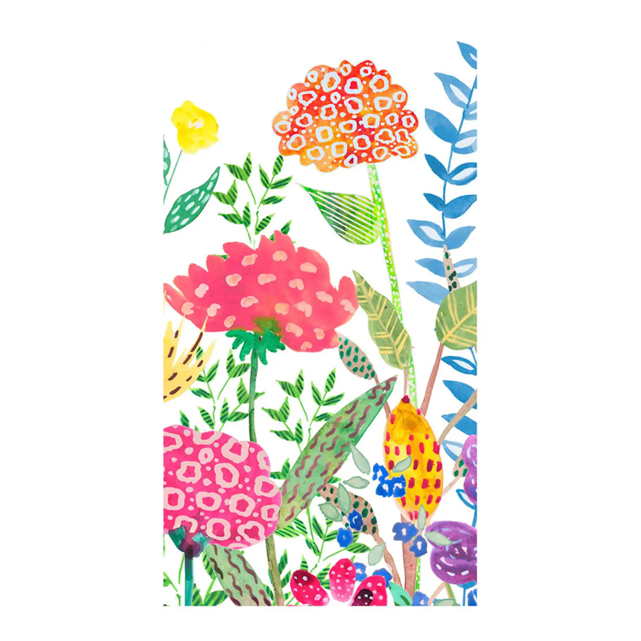 Caspari Cottage Floral servett 32,5x40 cm 15-pack multi