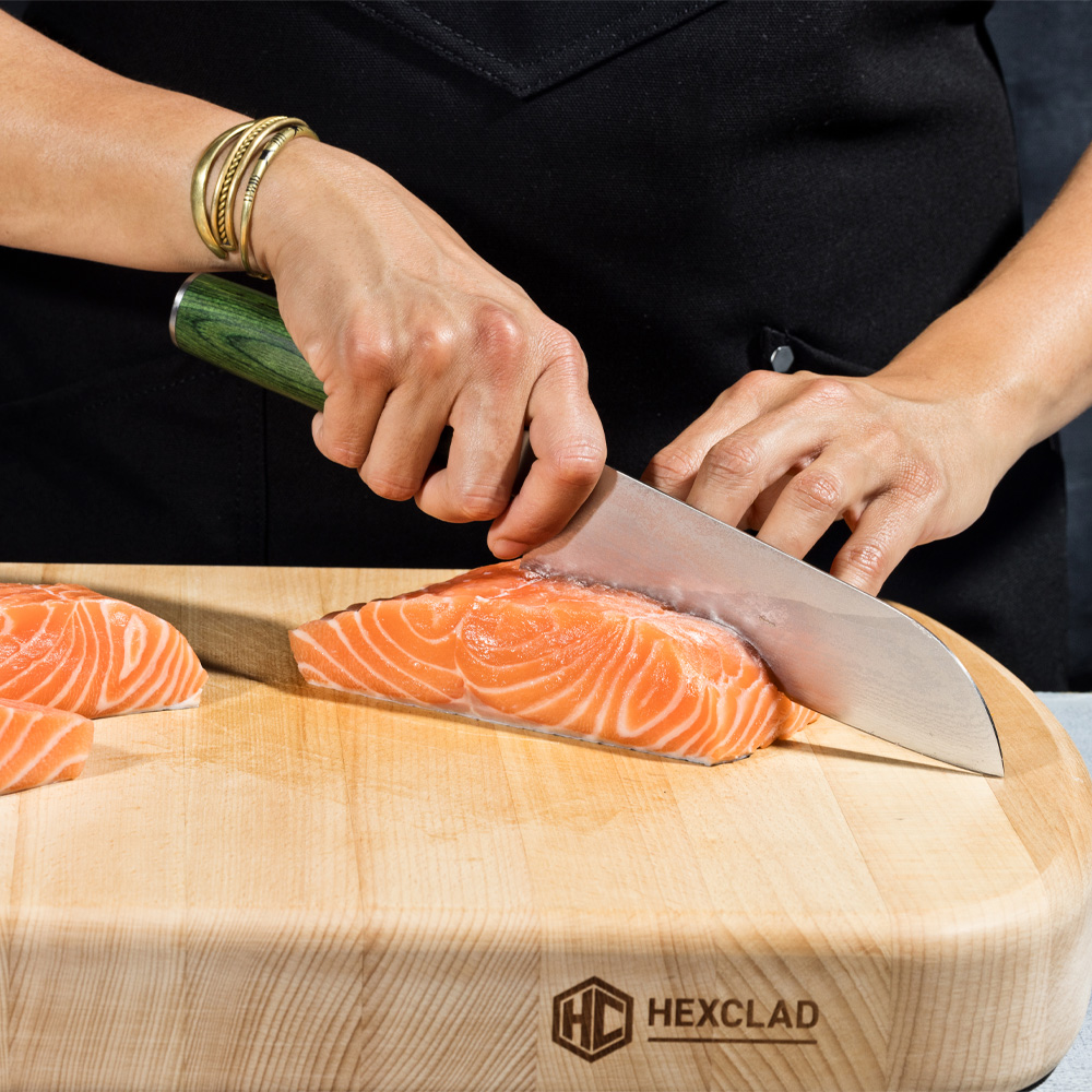 Hexclad Hybrid santokukniv 18 cm rustfri