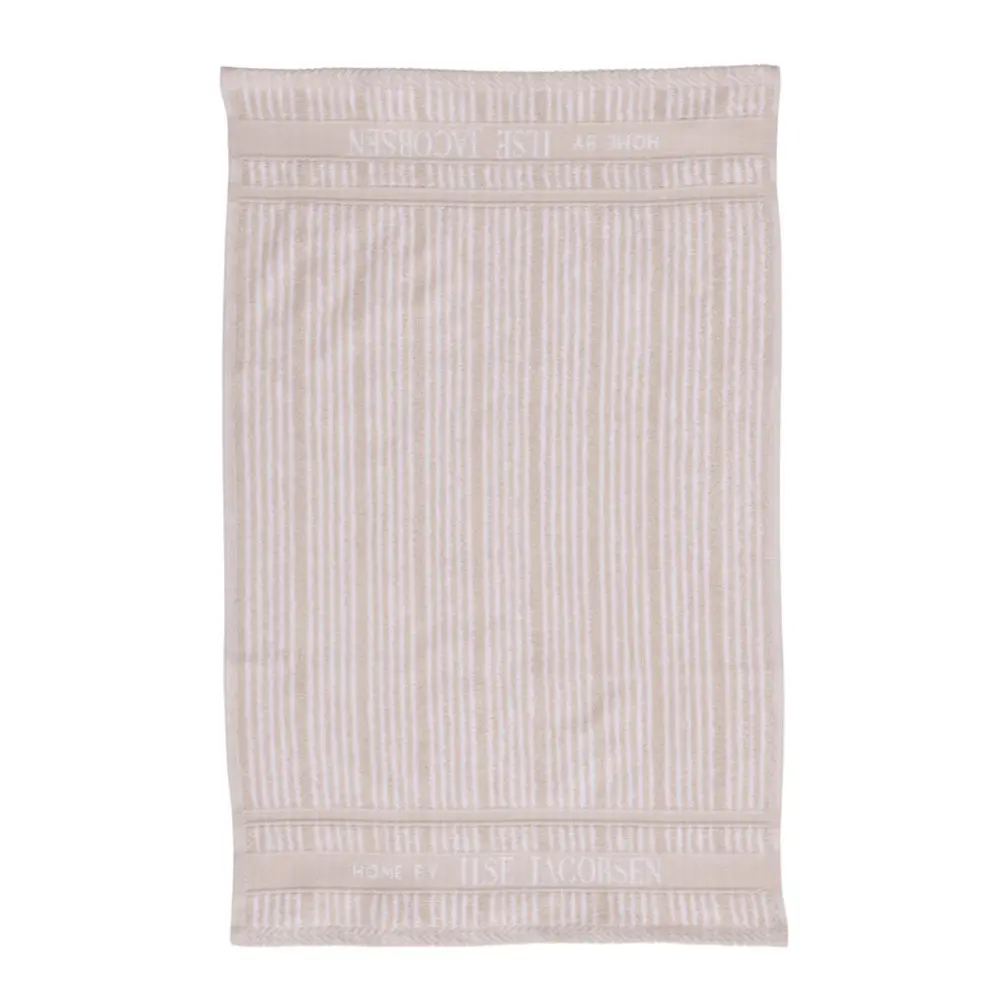 Bath Collection Käsipyyhe 40x60 cm 2 kpl Sand Beige Stripes