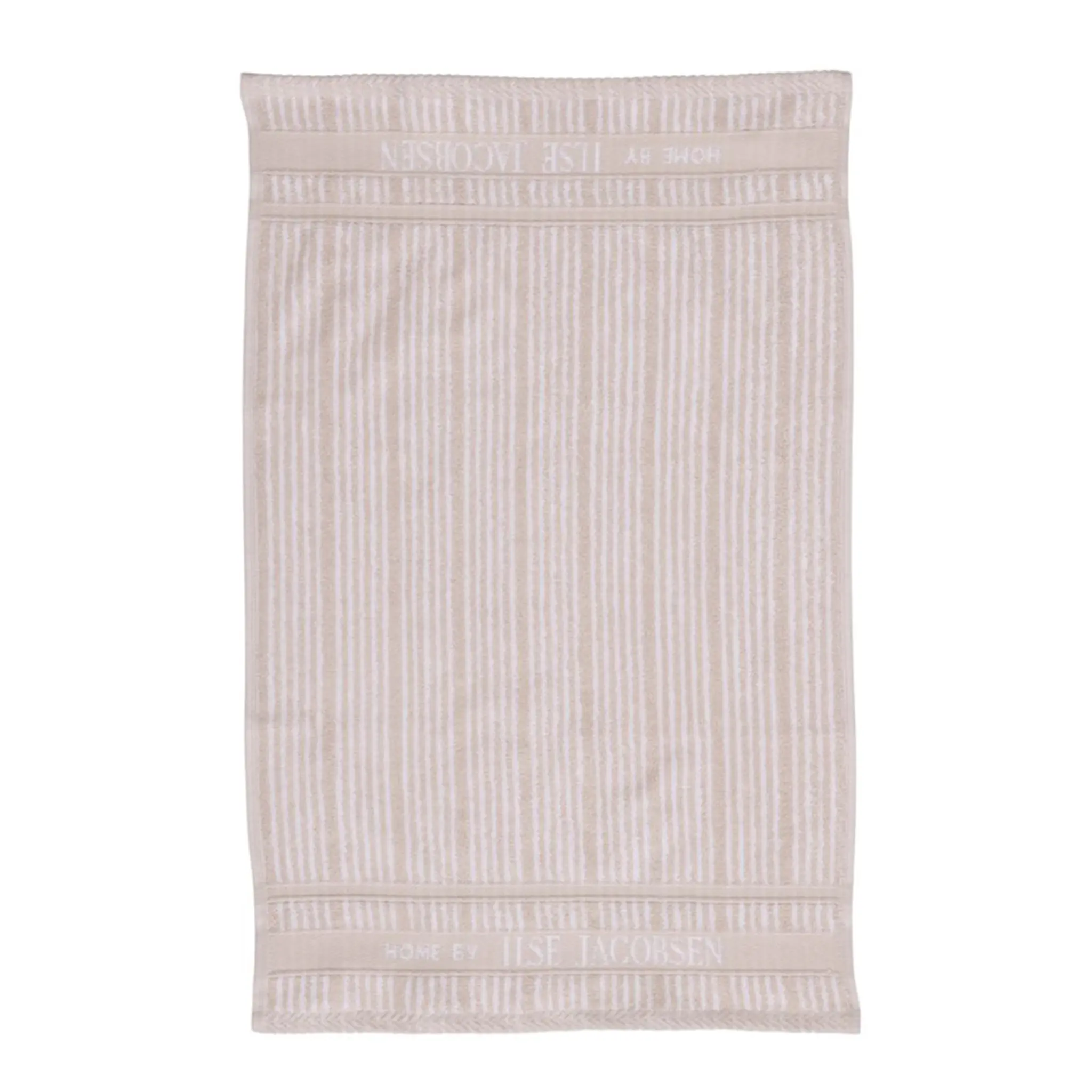 Home by Ilse Jacobsen Bath Collection gästhandduk 40x60 cm 2-pack sand beige stripes