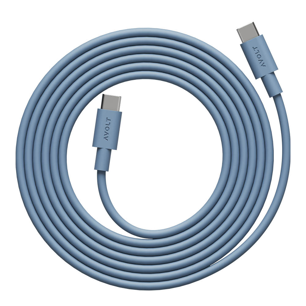 Avolt Cable 1 USB-C Kaapeli 2 m Shark Blue