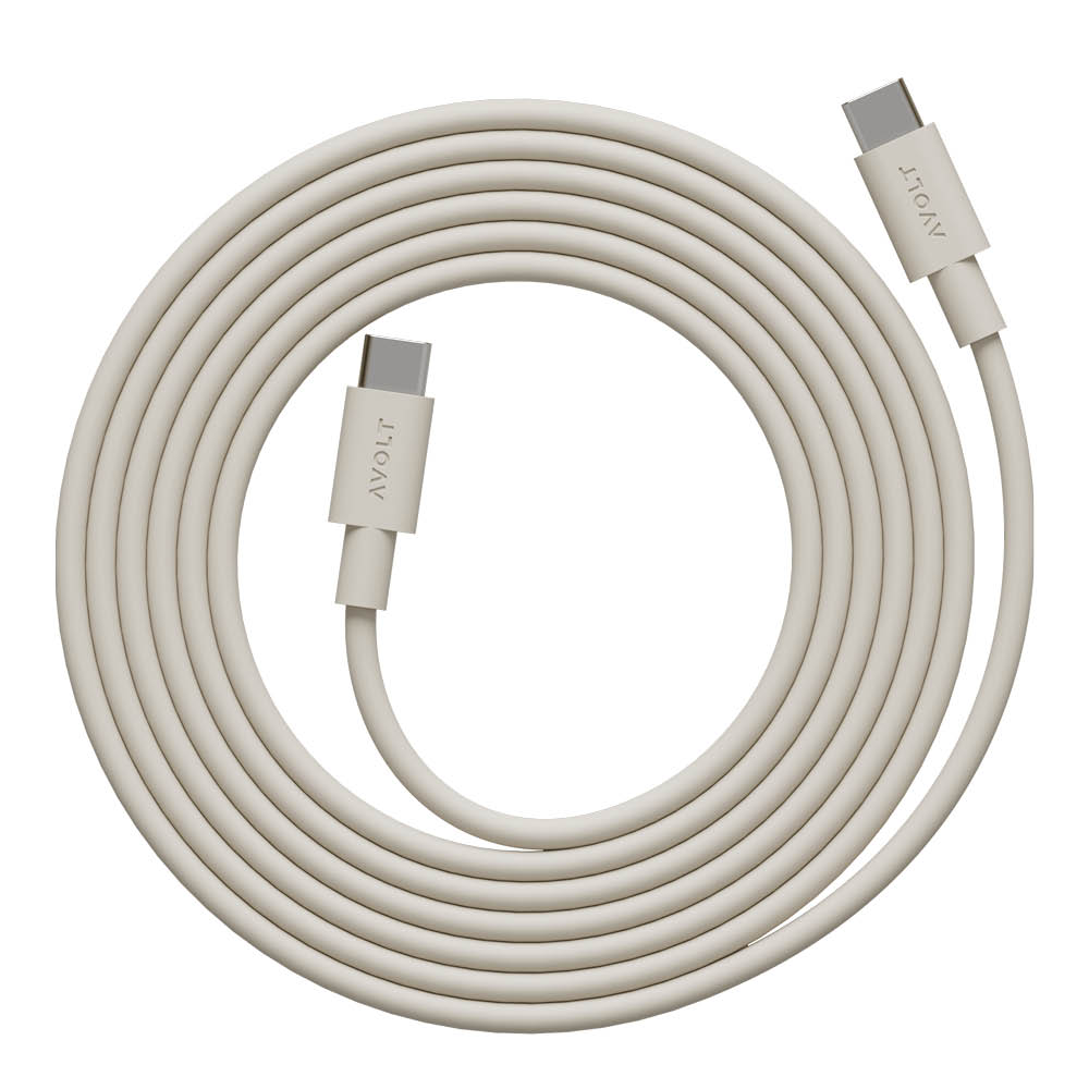 Avolt - Cable 1 USB-C Kaapeli 2 m Nomad Sand