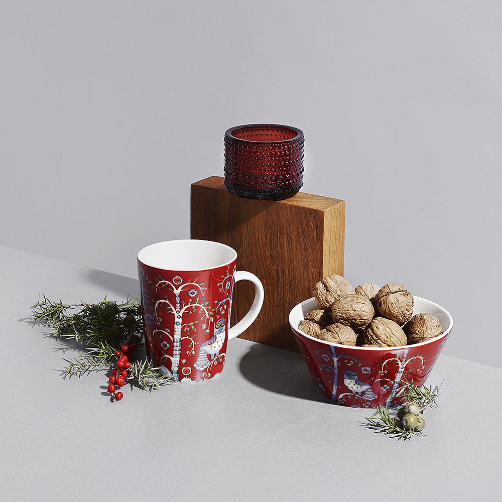 iittala Taika skål 60 cl rød
