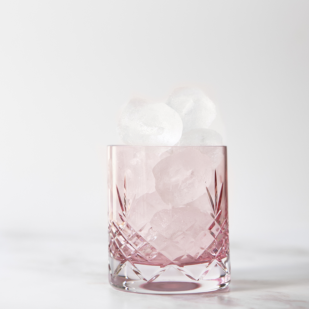 Frederik Bagger Crispy Lowball Lasi 38 cl 2 kpl Vaaleanpunainen