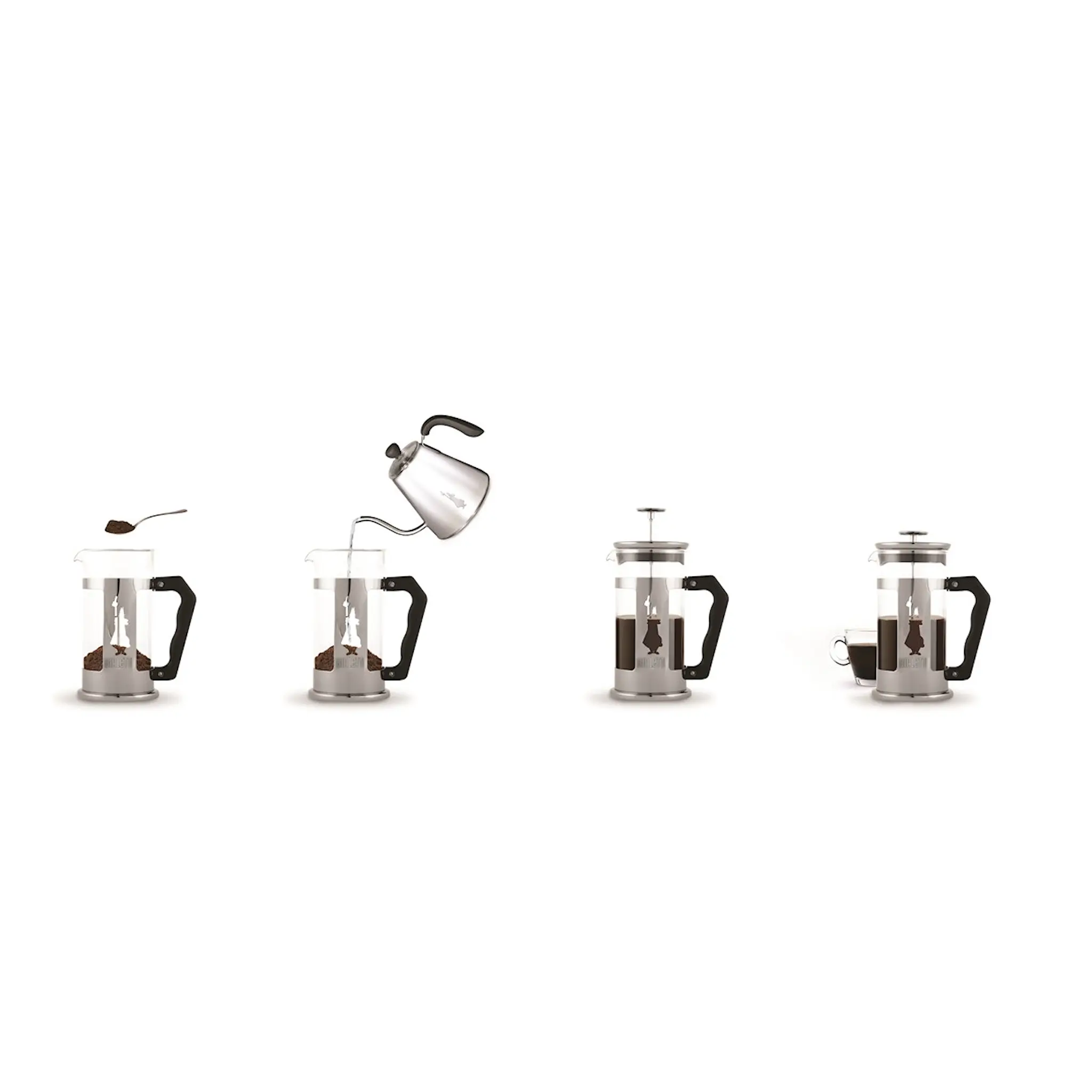 Bialetti French-press Preziosa Kaffepress 8 koppar