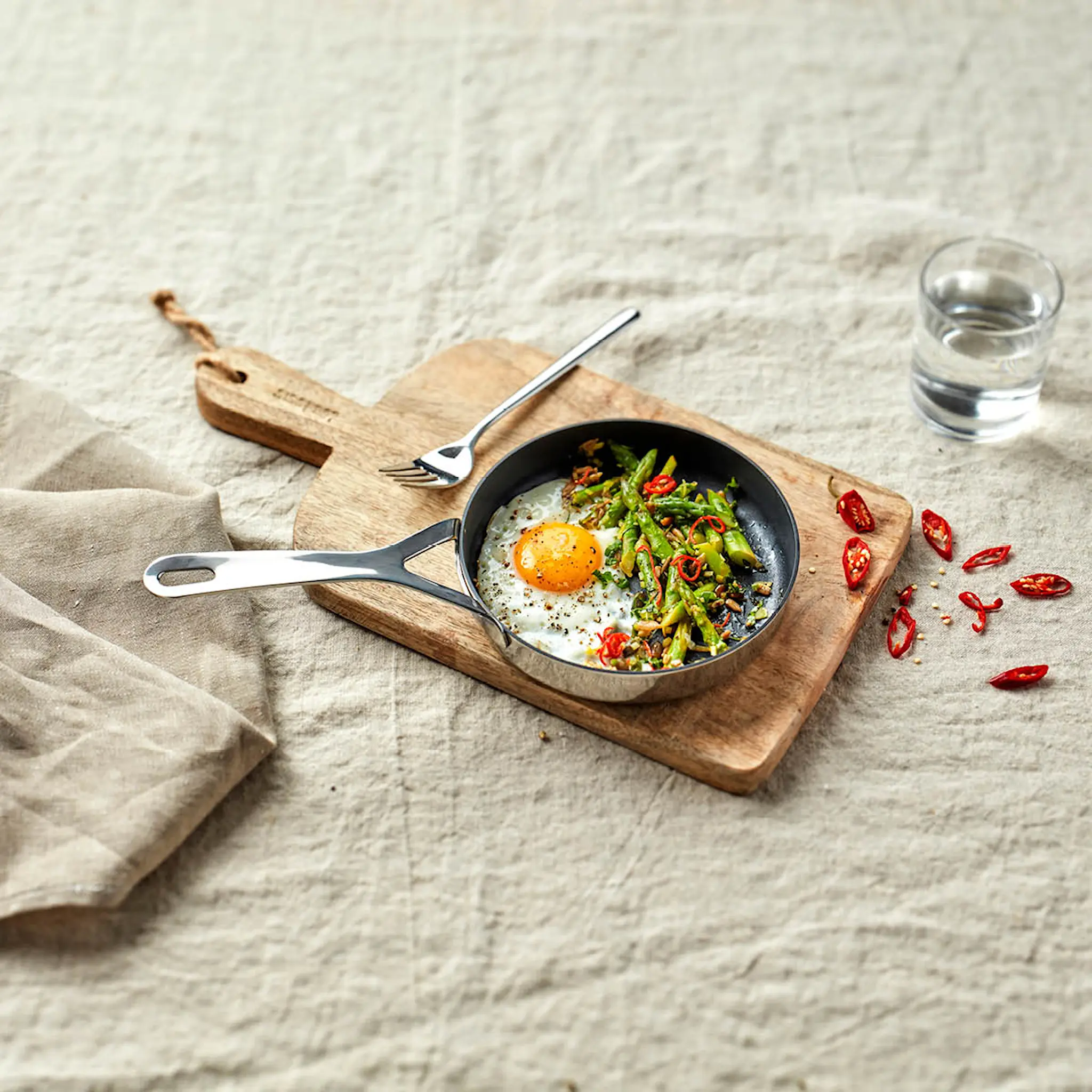 Demeyere Specialties 3 stekepanne mini 16 cm rustfritt stål/non-stick