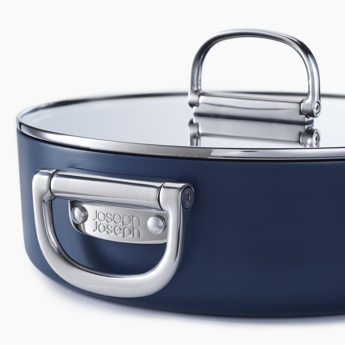Joseph Joseph Space gryta med lock 4,5 L 28 cm midnight blue
