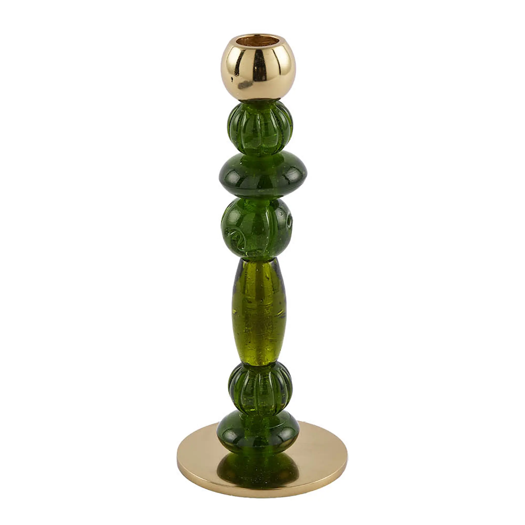 Pols Potten Beads ljusstake XS 24 cm mörkgrön