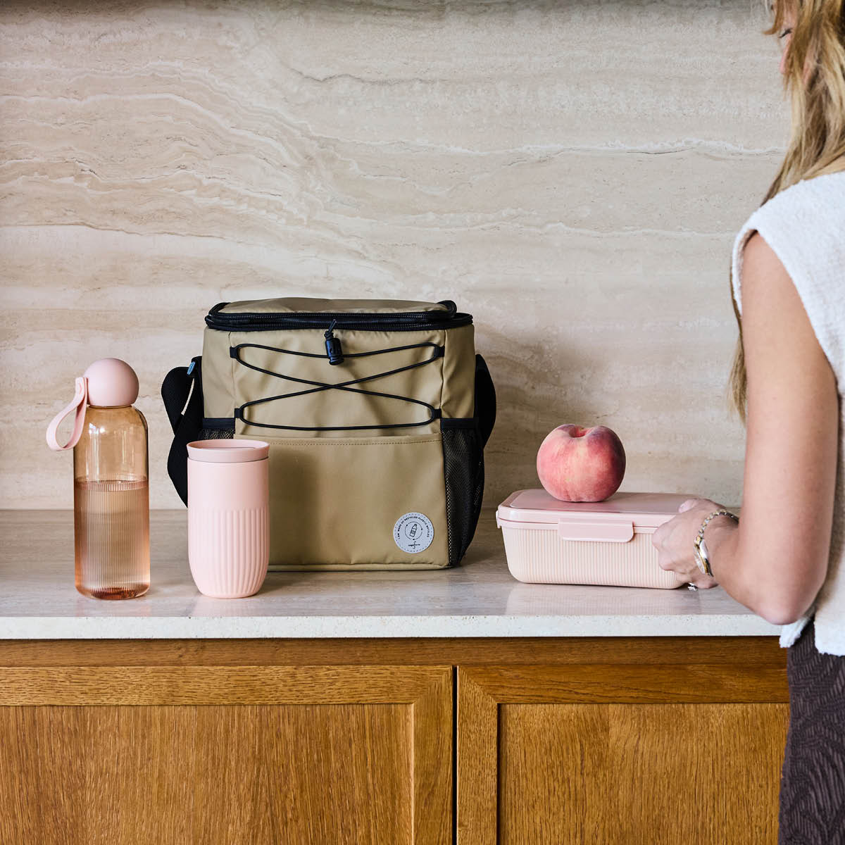 Sagaform Vide Willow kylväska medium 5 L beige