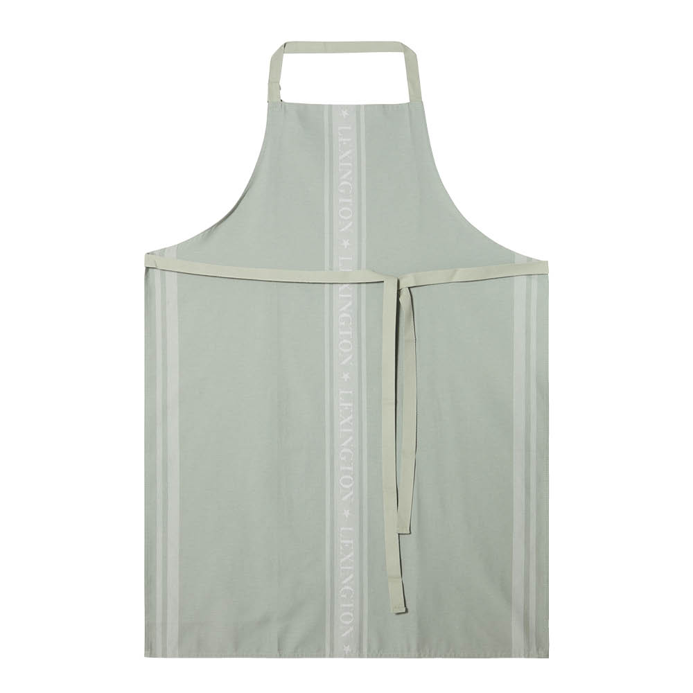 Lexington Icons förkläde stjärna 105×80 cm sage green/white