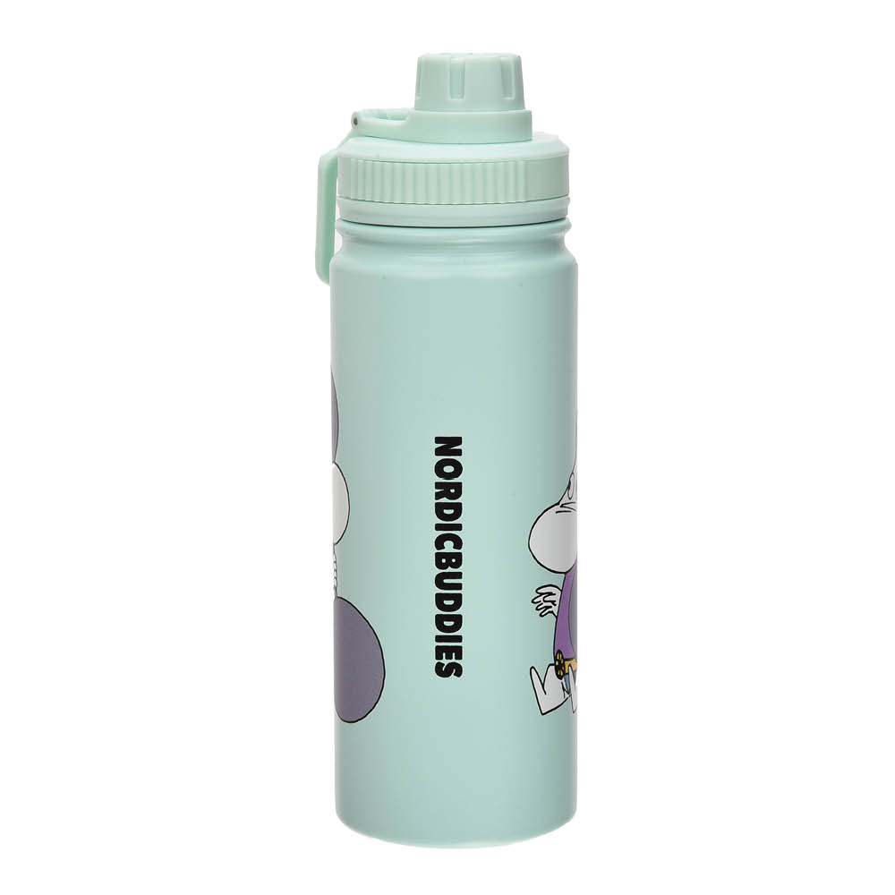 Nordicbuddies Mummi termoflaske 0,55L Mummitrollet trener lyseblå