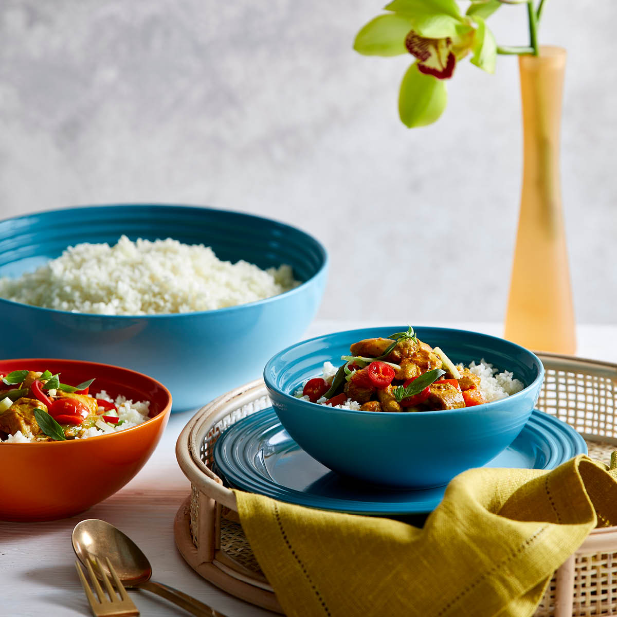 Le Creuset Signature serveringsskål 24 cm 2,2 L Caribbean