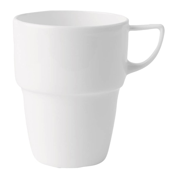 Bas hög mugg Stina 30 cl vit