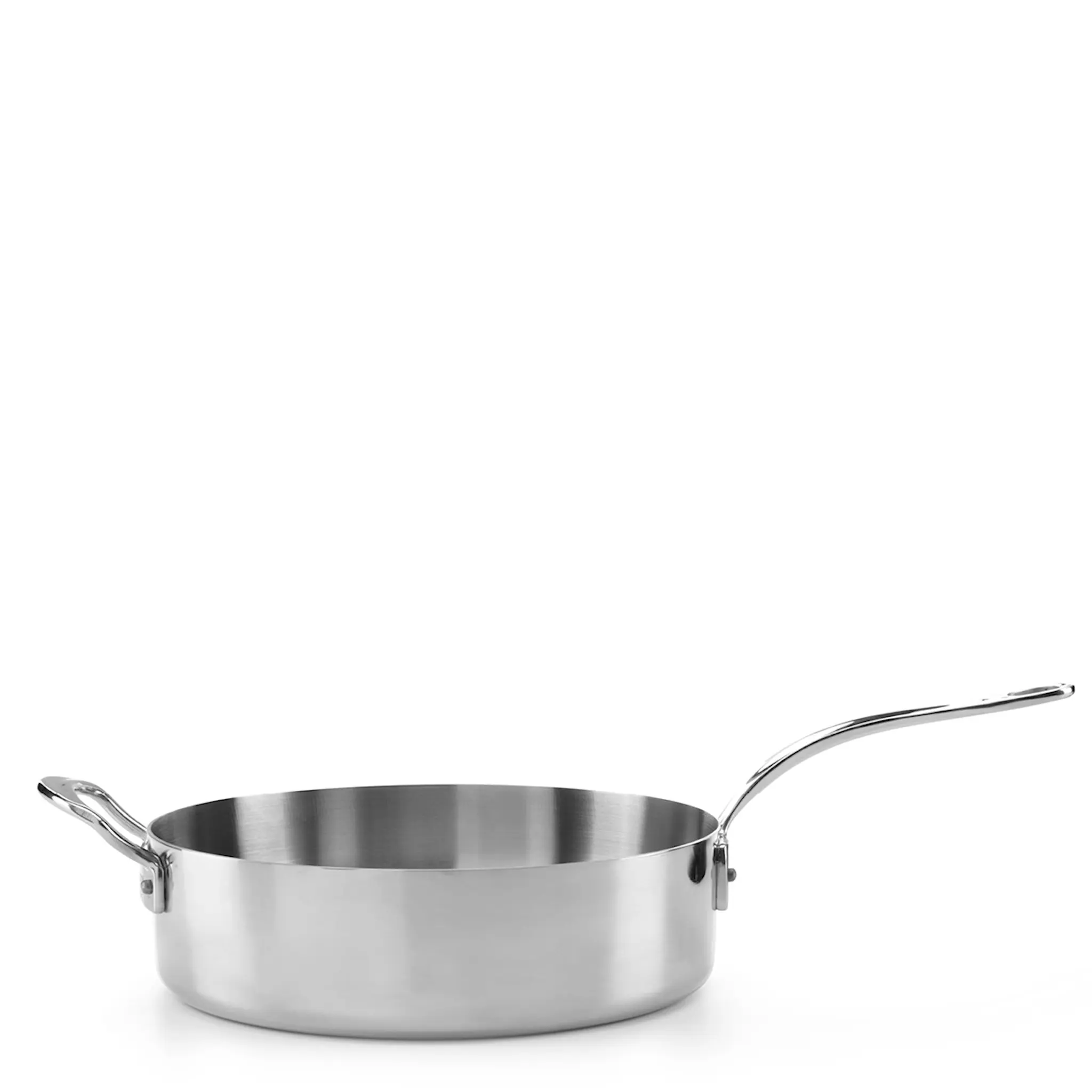 Samuel Groves Sautépanne med lokk 26 cm 3,5L rustfritt stål hover