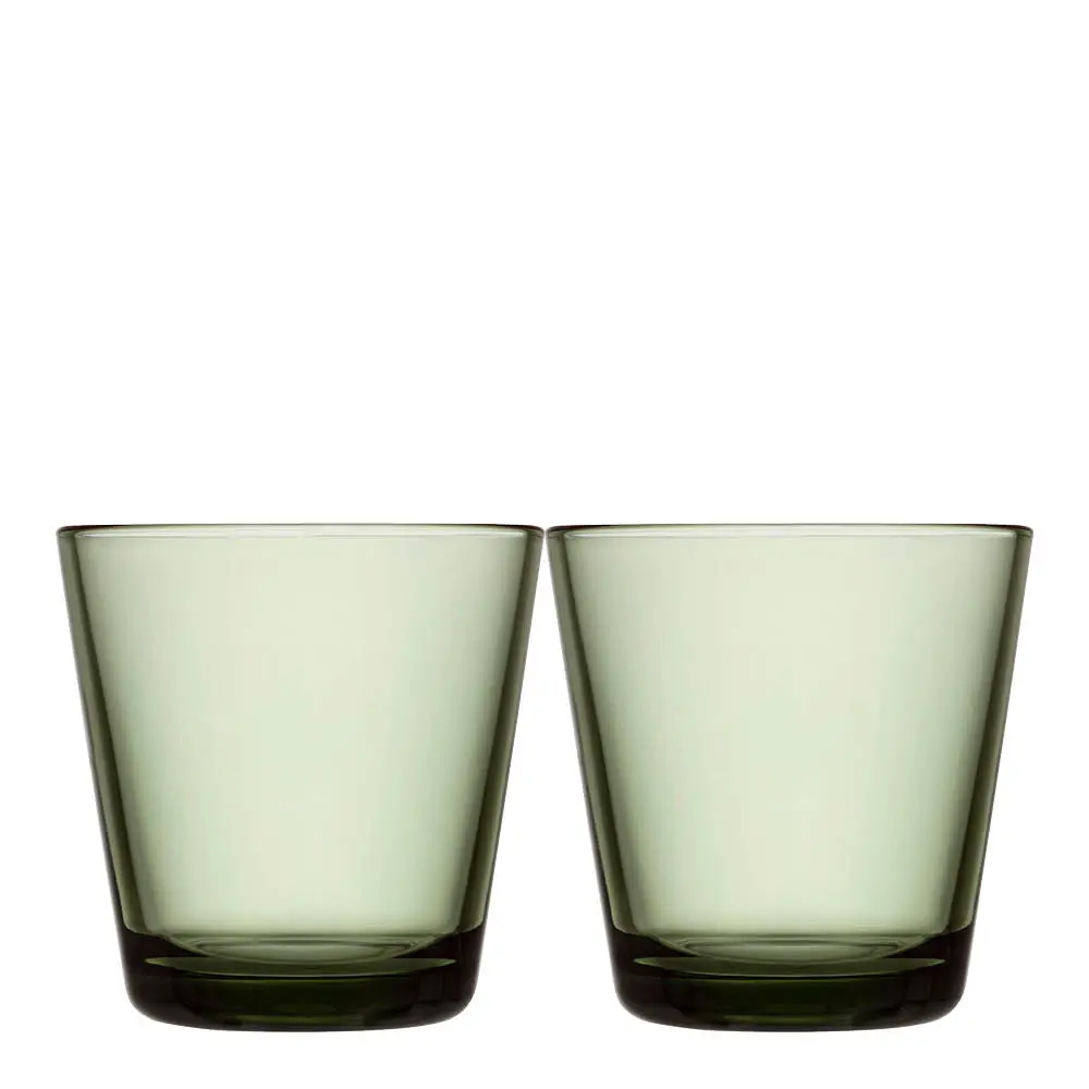 Kartio Juomalasi 21 cl 2 kpl Havunvihreä