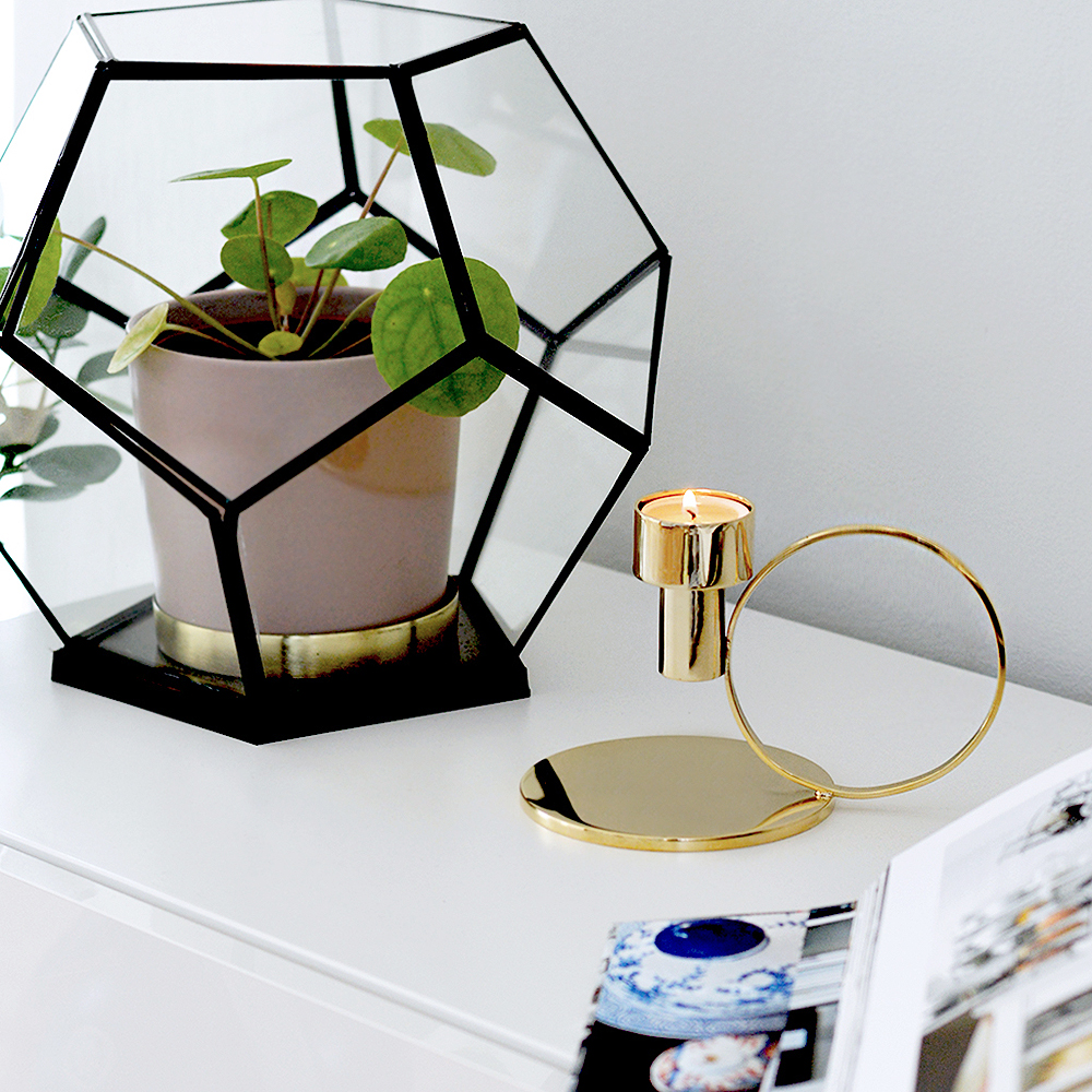 Hilke Insieme kammerlysestake M 12 cm gull