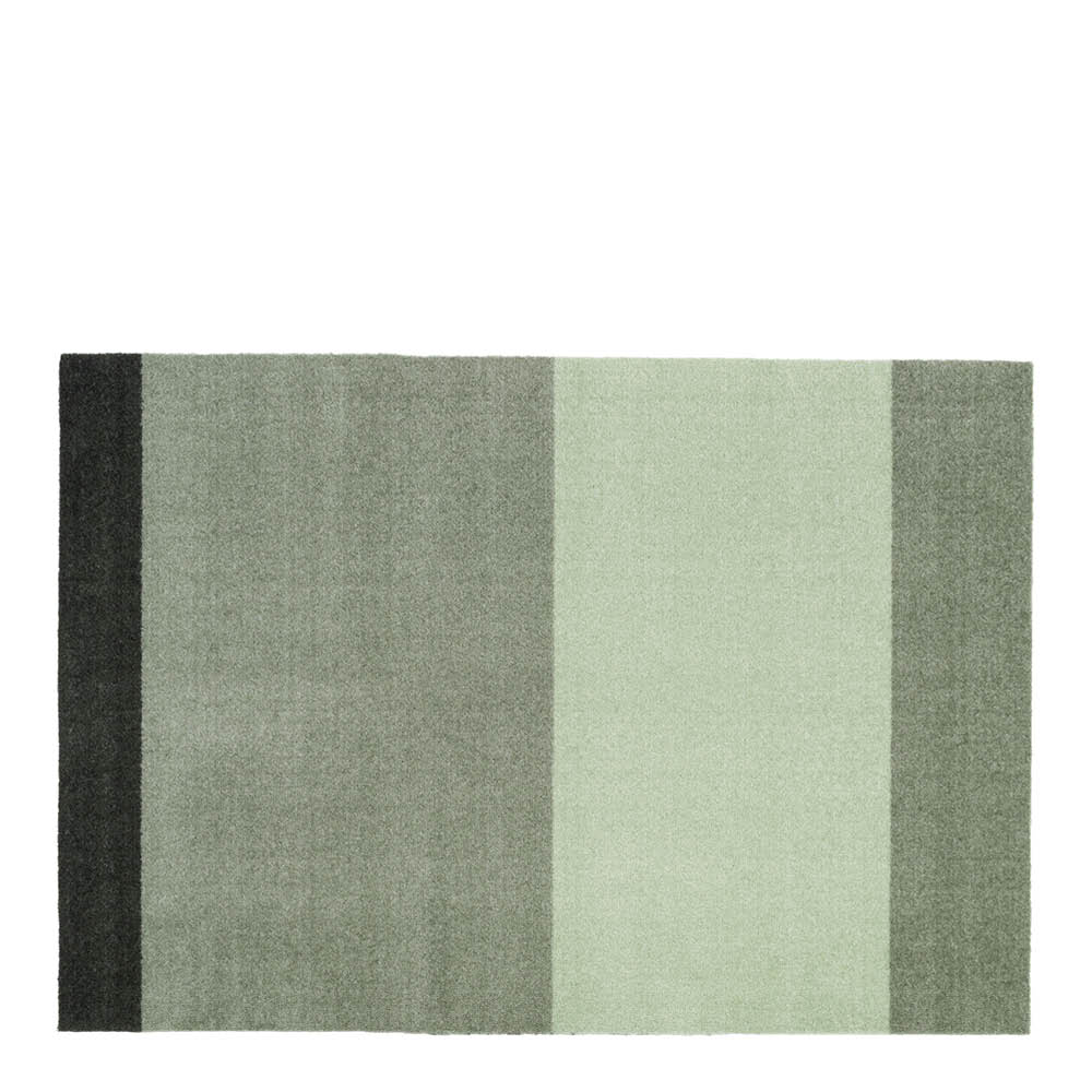 Tica Copenhagen Stripes horisontal gulvmatte 130x90 cm green