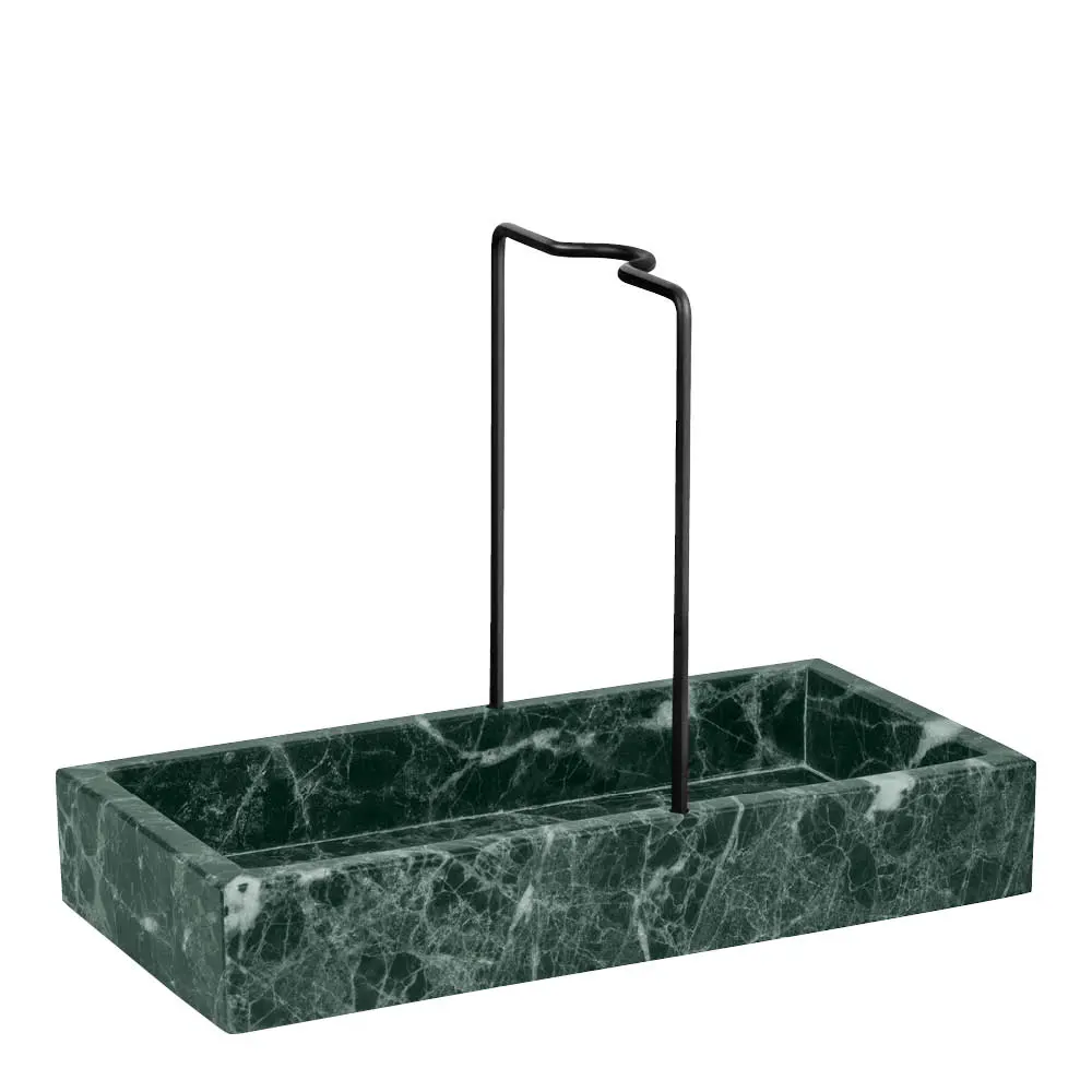 Marble organiserer for oppvaskredskaper 24x12 cm dark forest