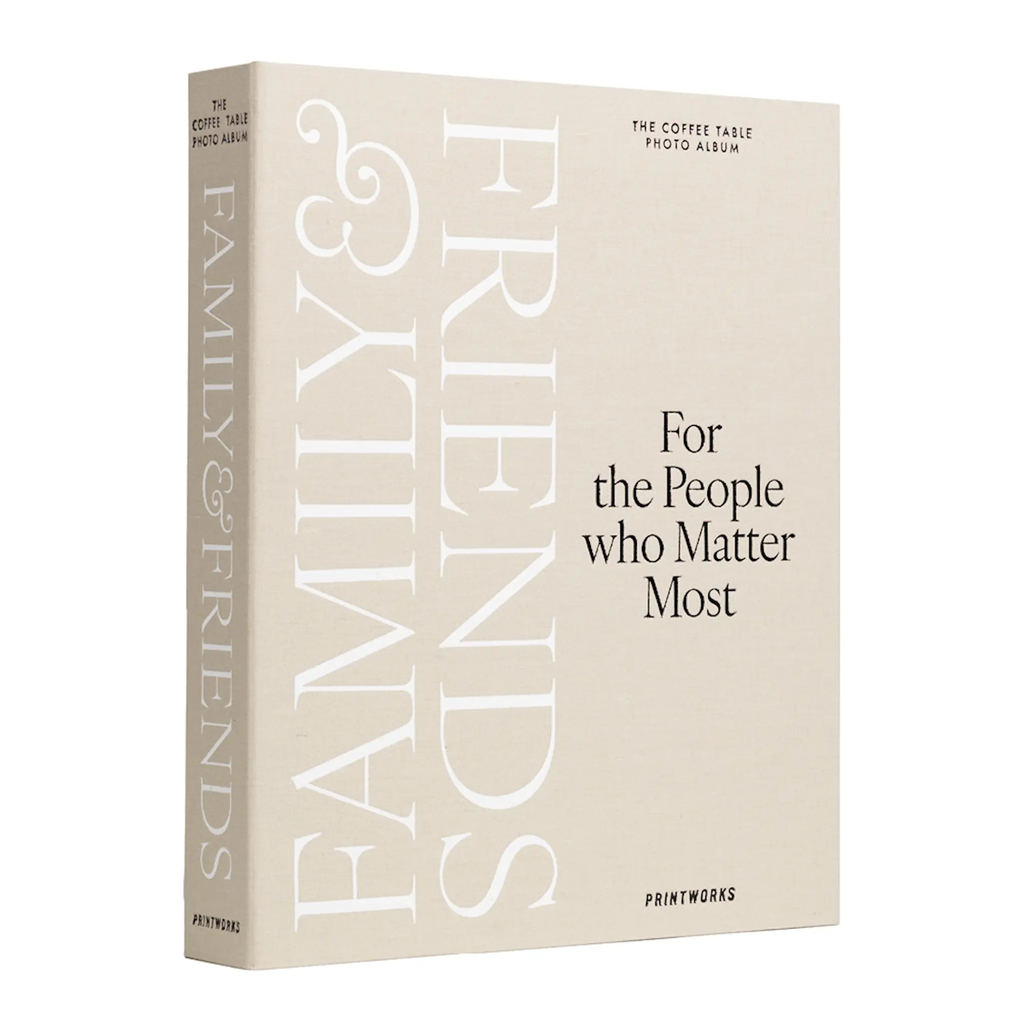 Printworks Fotoalbum Family and Friends 32,5x26,7 beige