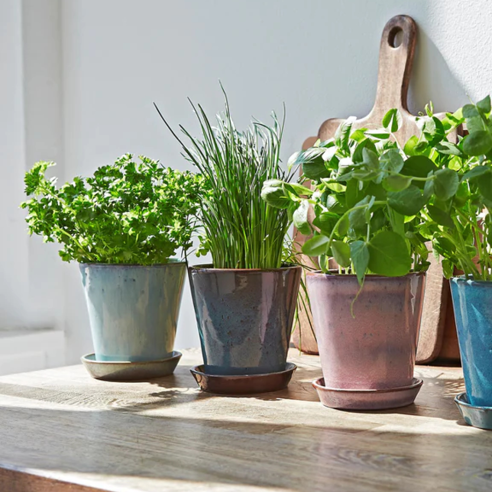 Knabstrup Keramik Knabstrup Örtkruka 10,5 cm Dusty Blue