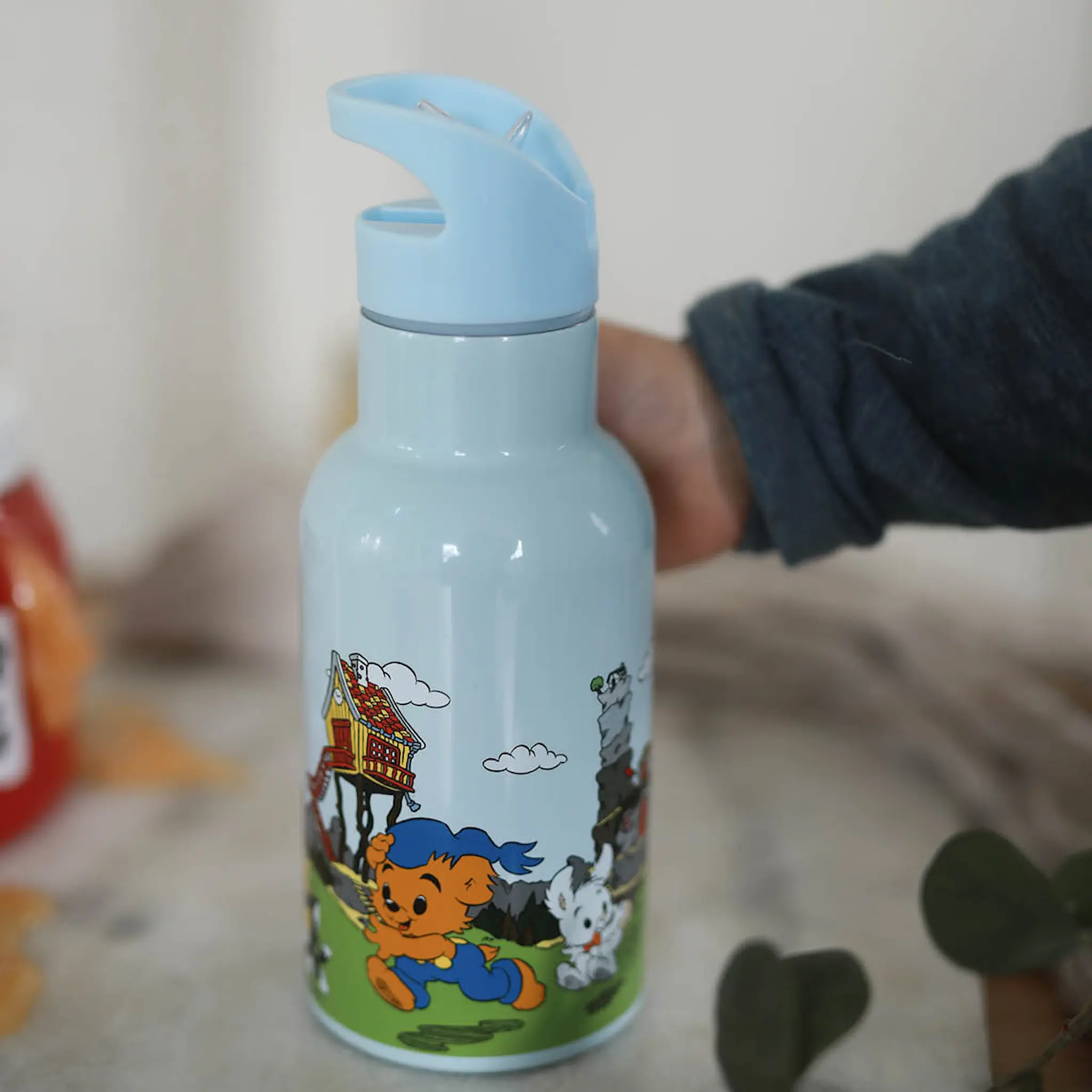 Rätt Start Bamse vattenflaska 0,34 L motiv blå