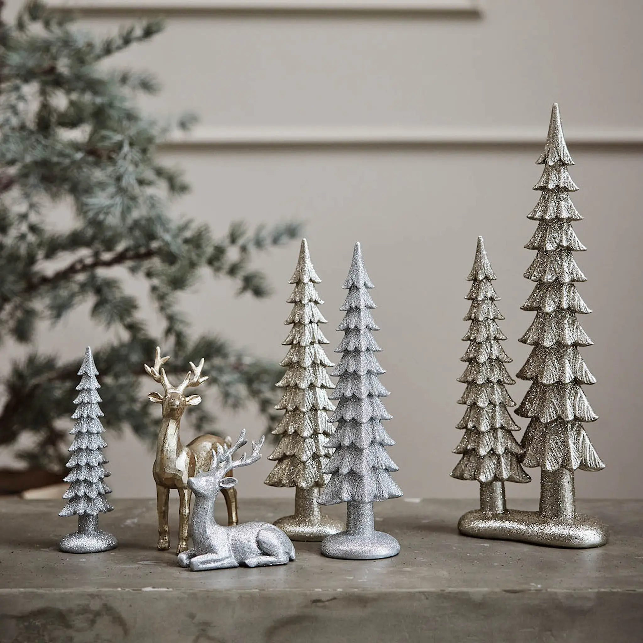 Lene Bjerre Sissia Tree Joulukoriste joulukuusi 15 cm Hopea