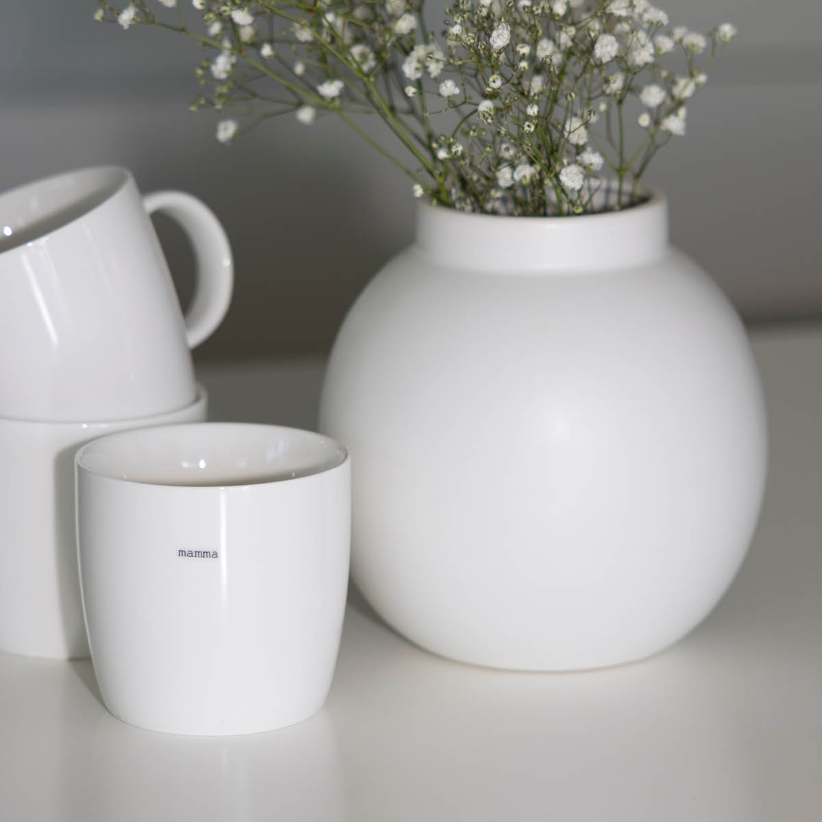 Sögne Home Sögne mugg mamma 30 cl vit