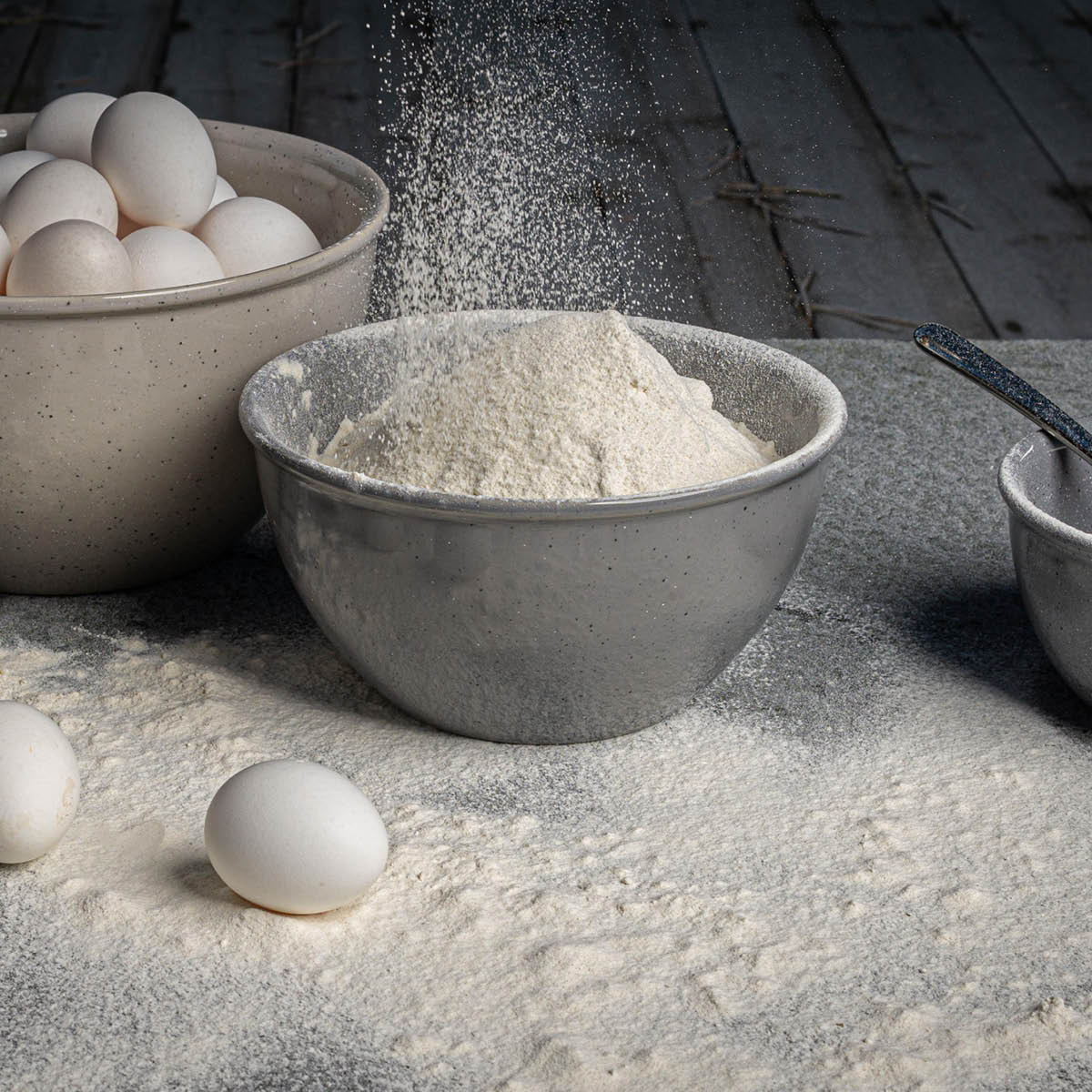 Modern House Granite Skål 50 cl Grå